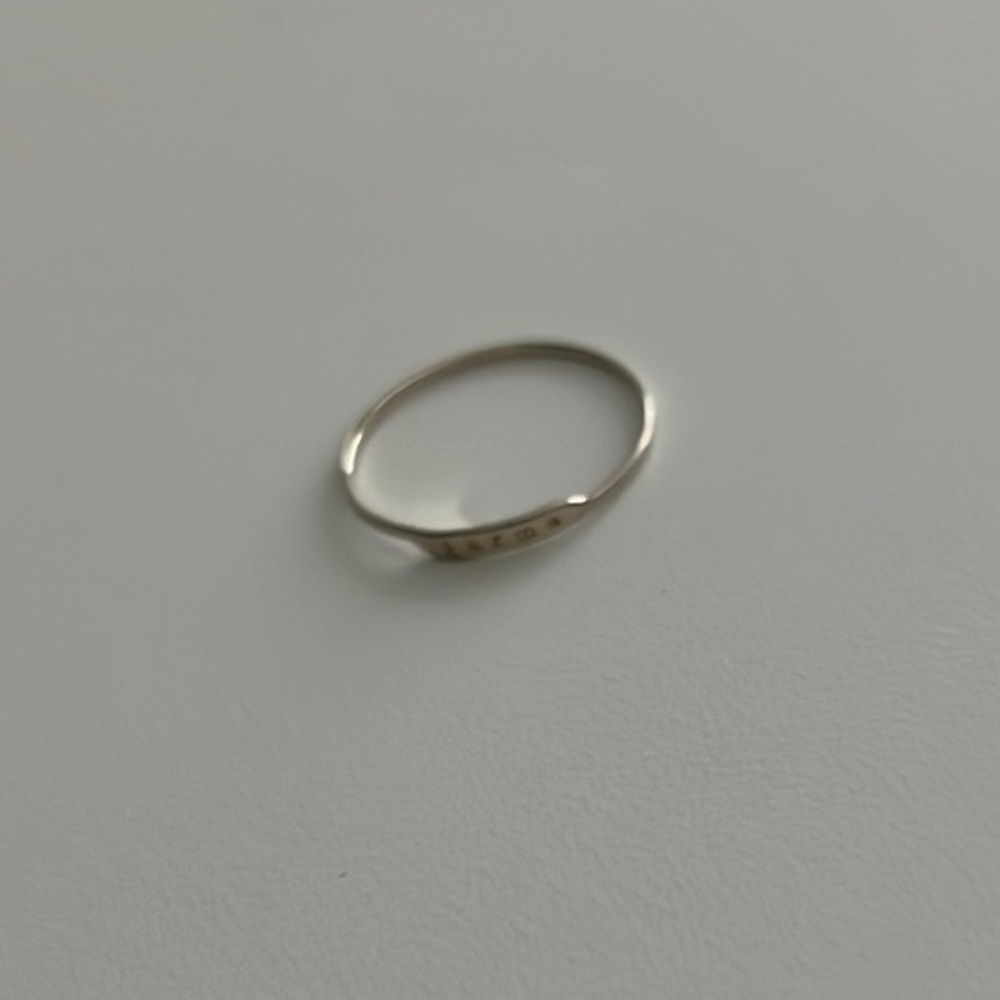14k White Gold Bittersweets NY Catbird NYC ring “karma” size 6